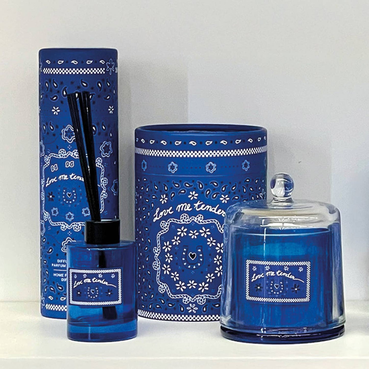 BANDANA BLUE CANDLE