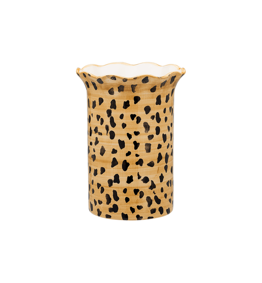 Leopard Vase
