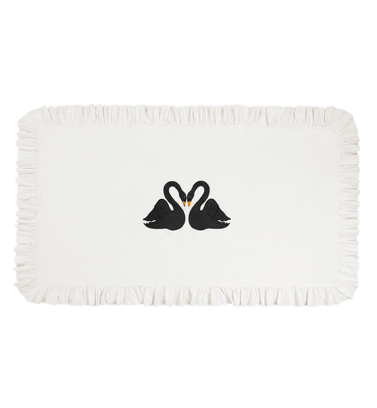 BLACK SWAN TABLECLOTH
