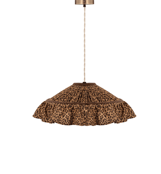 LEOPARD FRILL LAMP