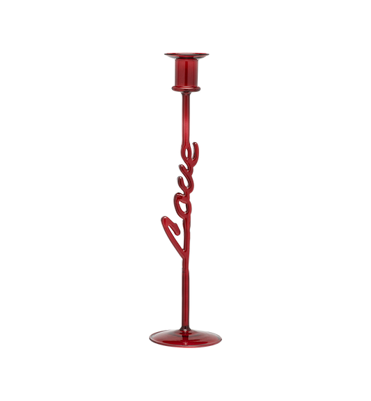 CARMINE LOVE CANDLE HOLDER