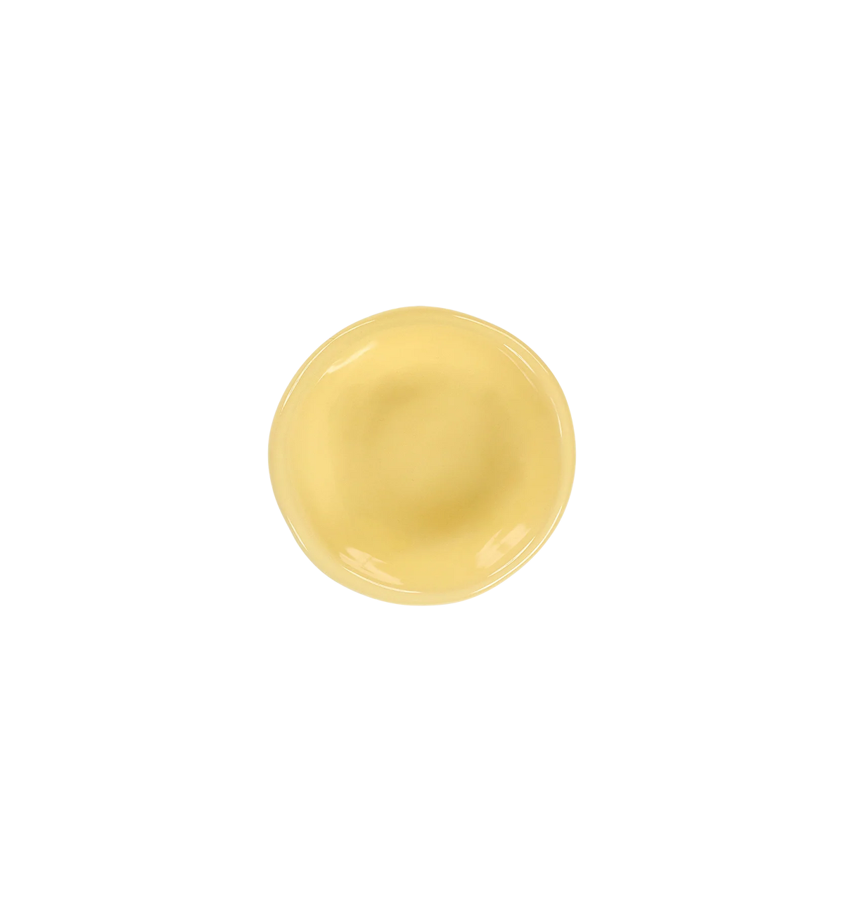 BUTTER TRINKLET DISH - YELLOW