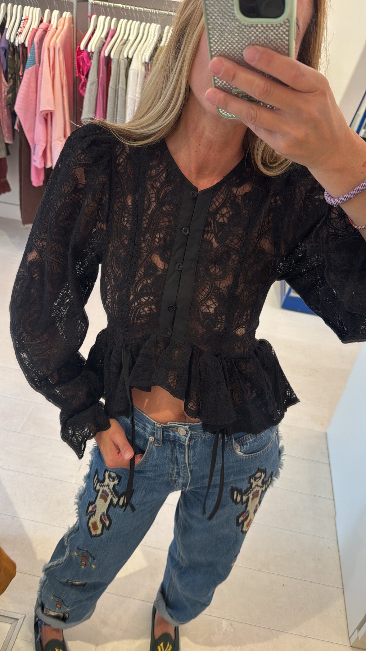 DAY BLACK BLOUSE