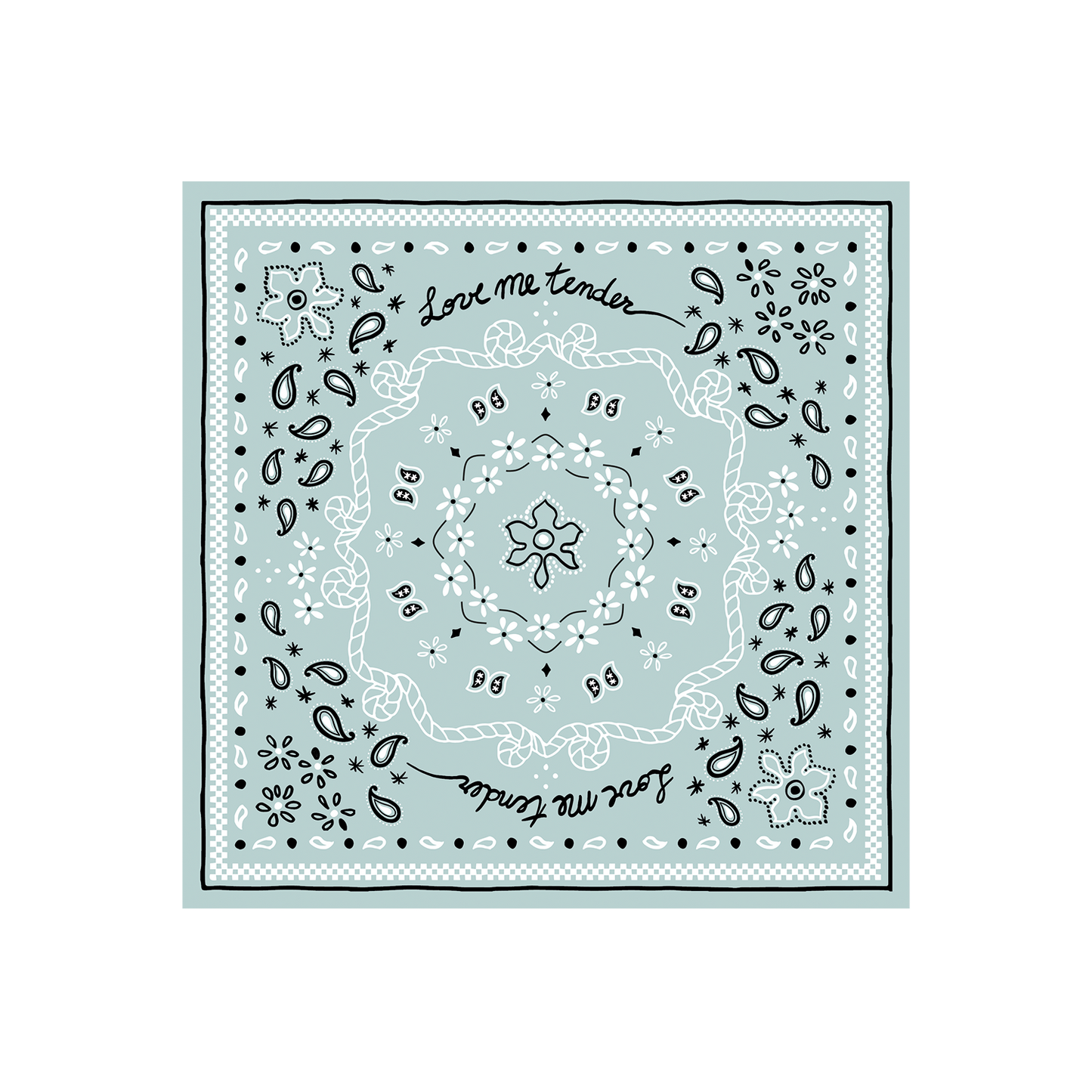 BANDANA NAPKIN BLUE