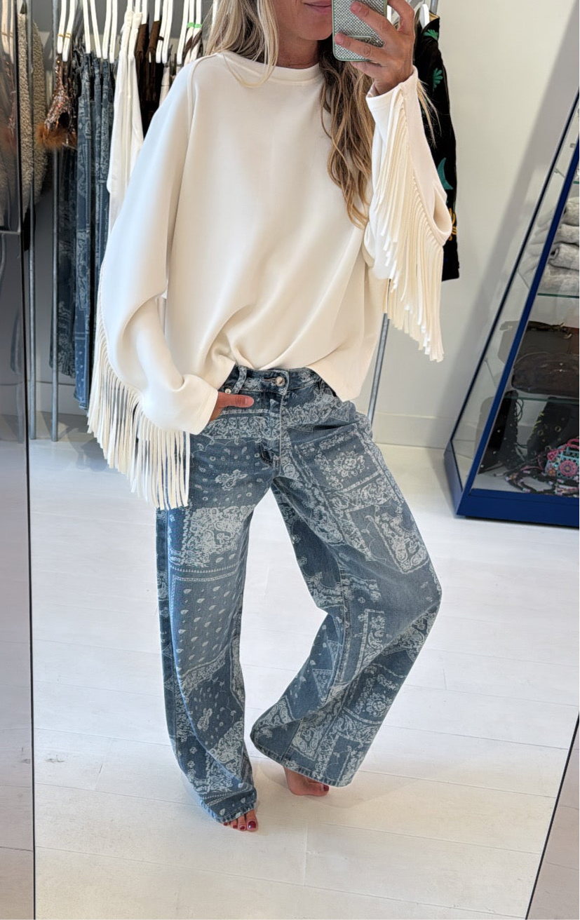 TEXAS FRINGE SWEATER