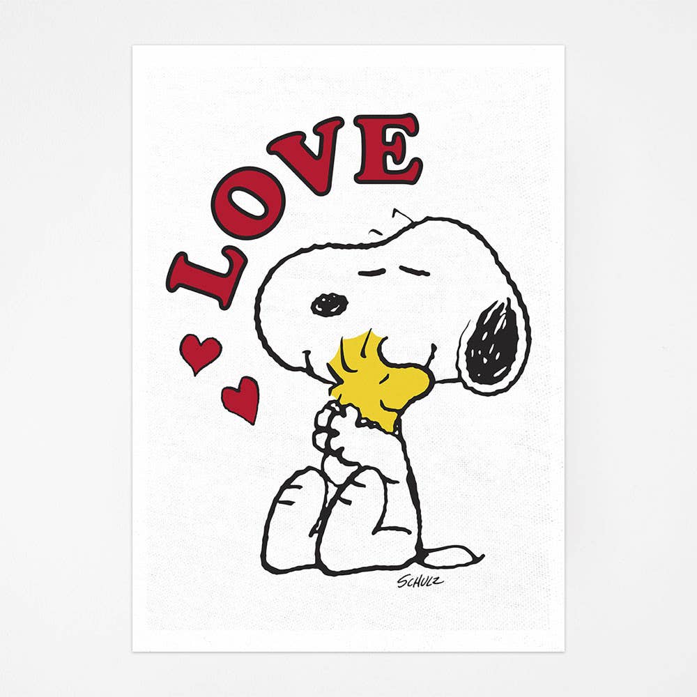SNOOPY LOVE - TEA TOWEL