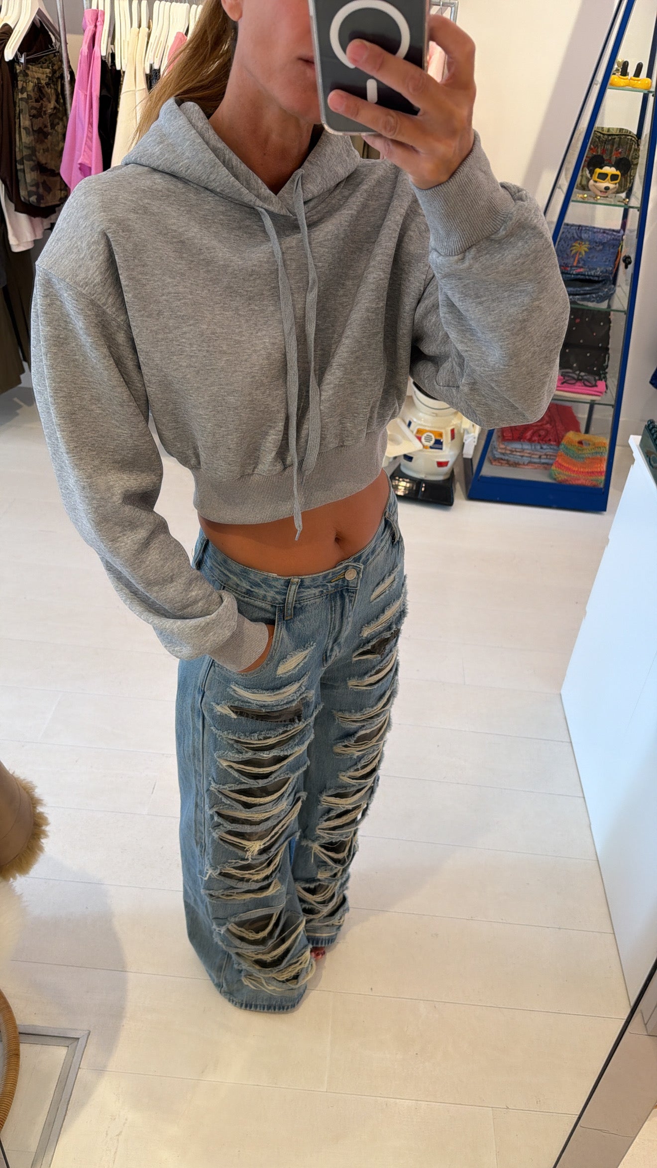 CUT ARMY JEANS