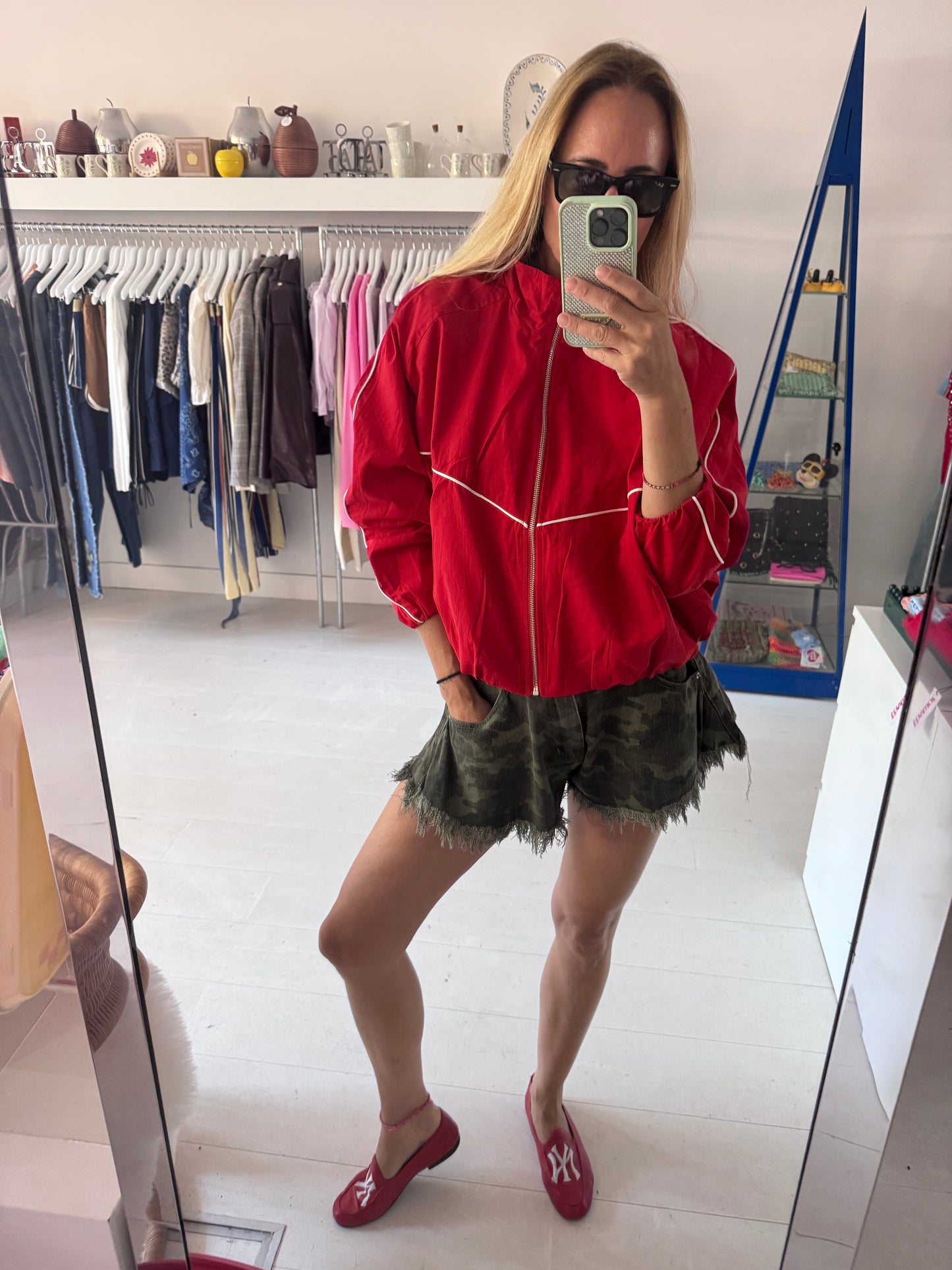 TRAINER JACKET RED