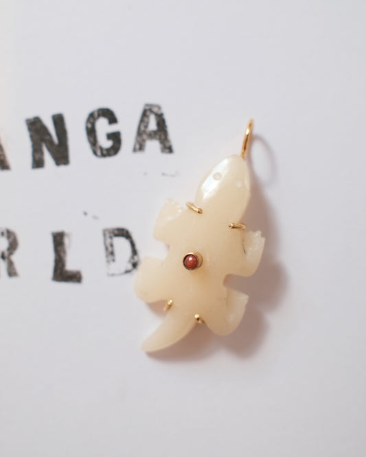 TIGER EYE SCARAB CHARM