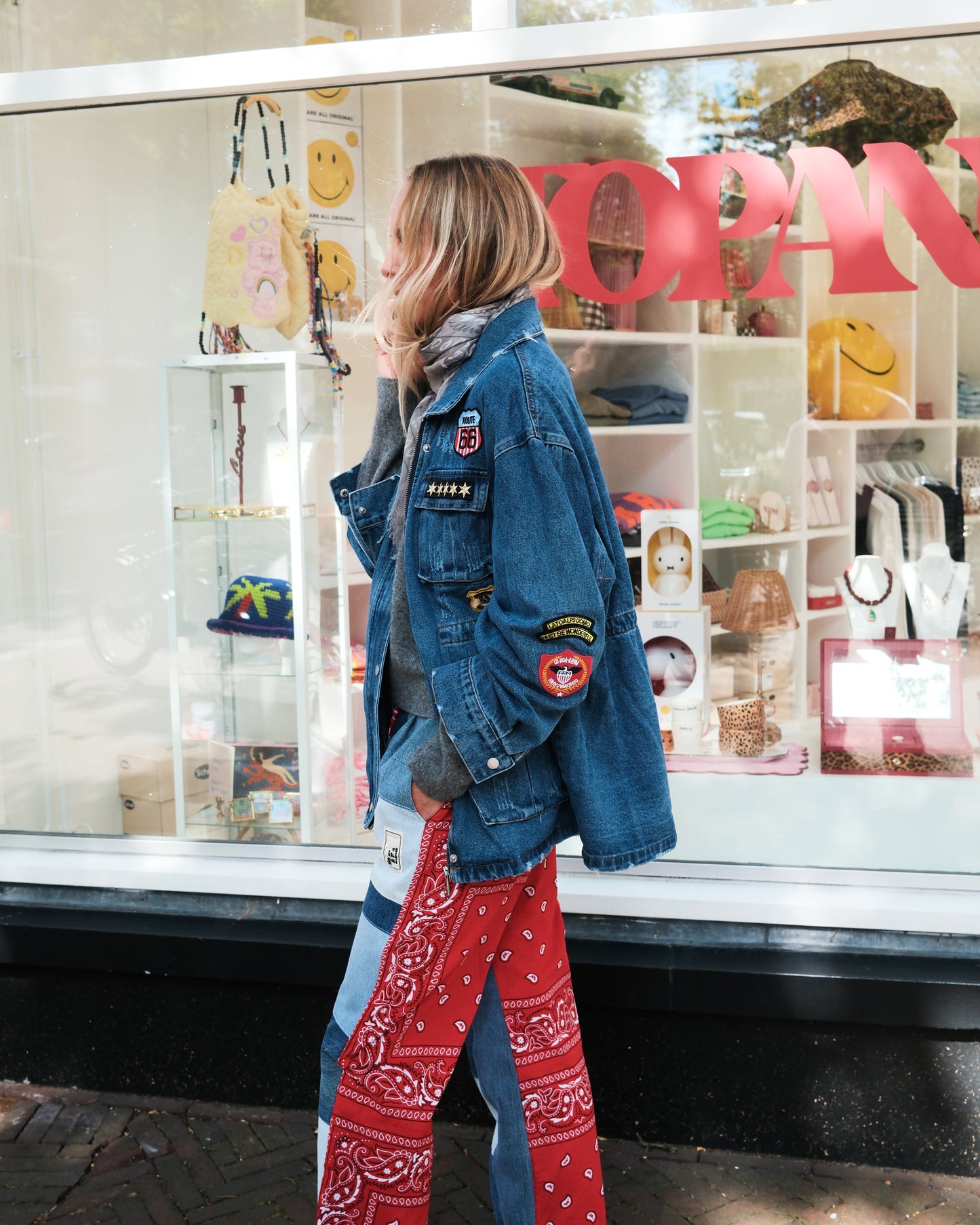 JEANS PATCH JACKET