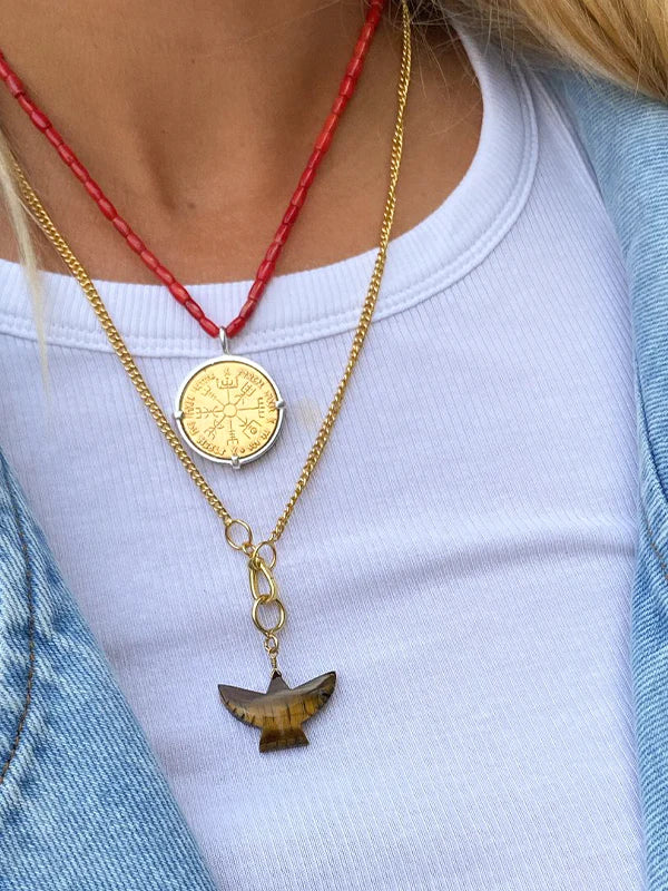 GOLD & SILVER COIN CHARM