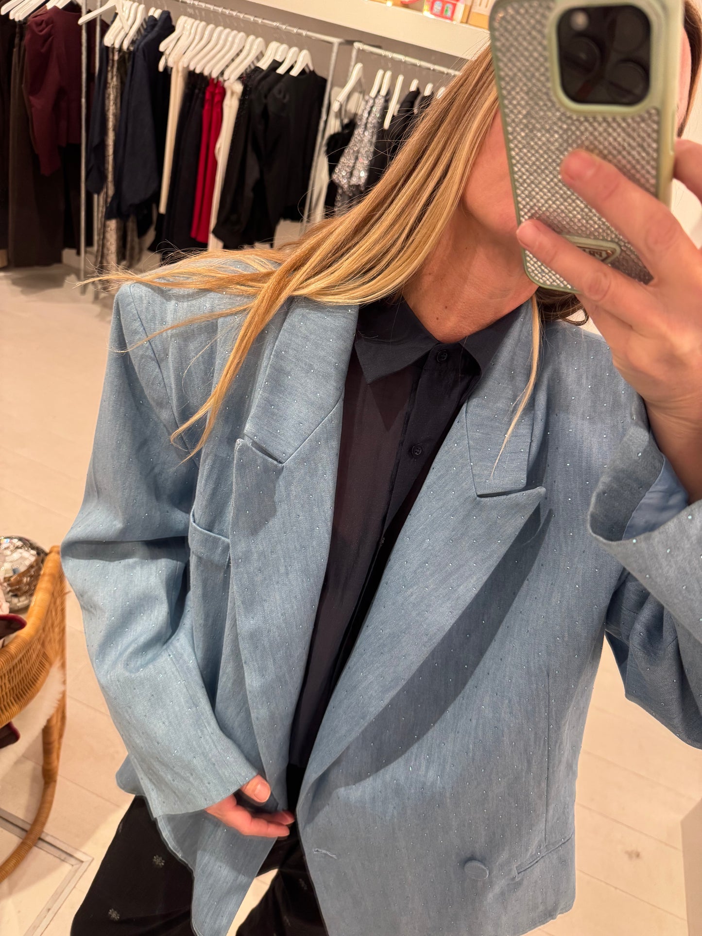 BOYFRIEND JEAN BLAZER