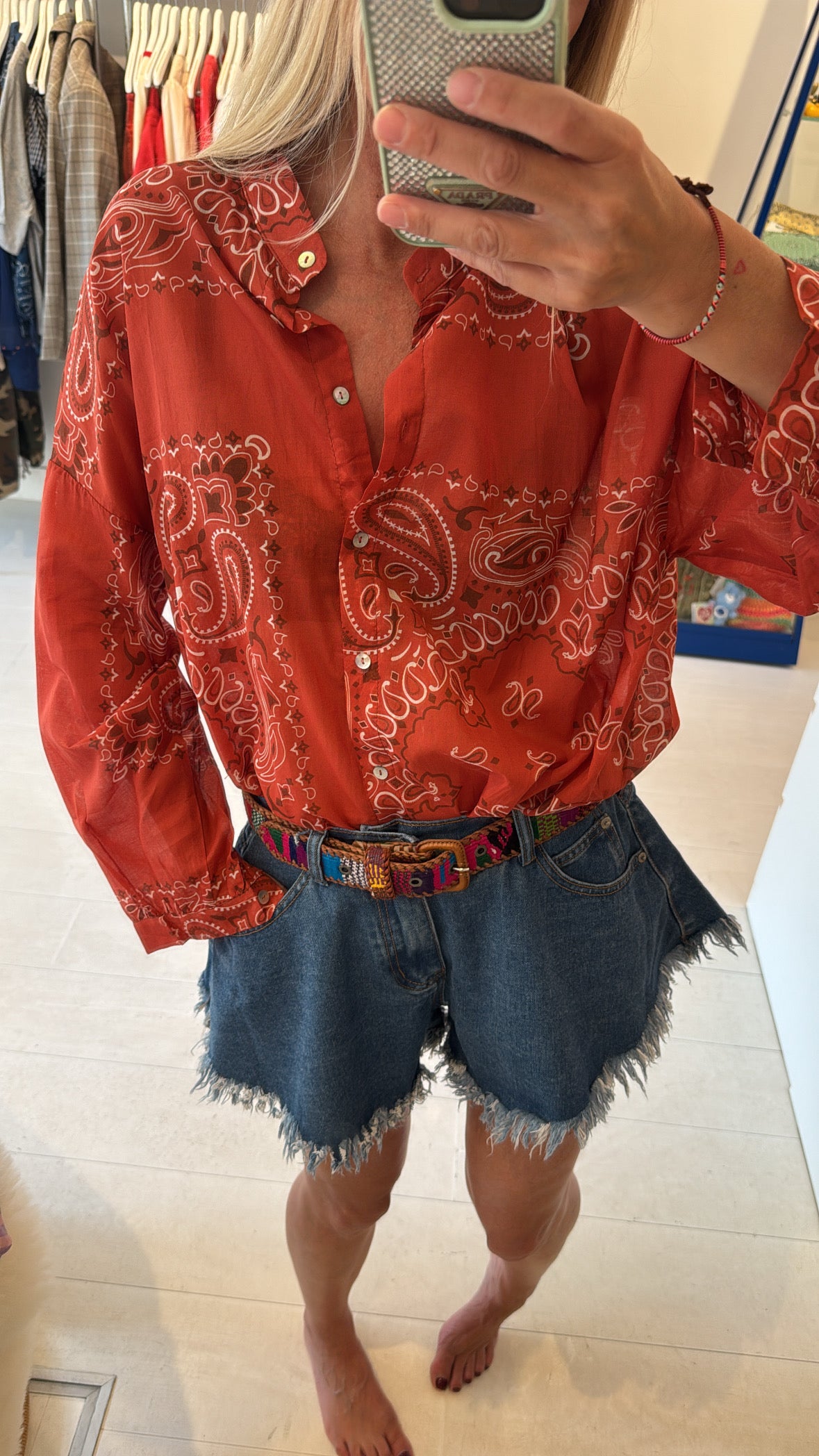 BANDANA BLOUSE BRIGUE