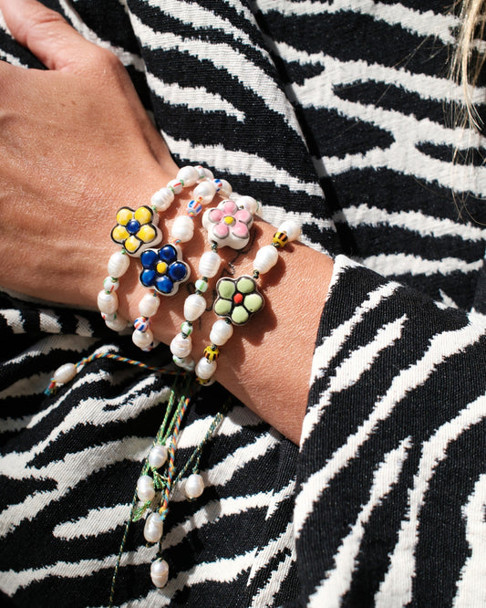 FLOWER PEARL BRACELET
