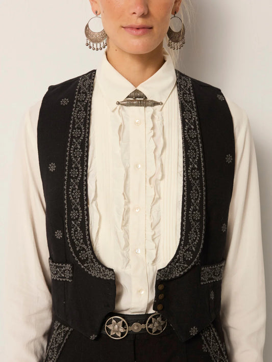 LUPITA VEST - CHARRO BLACK
