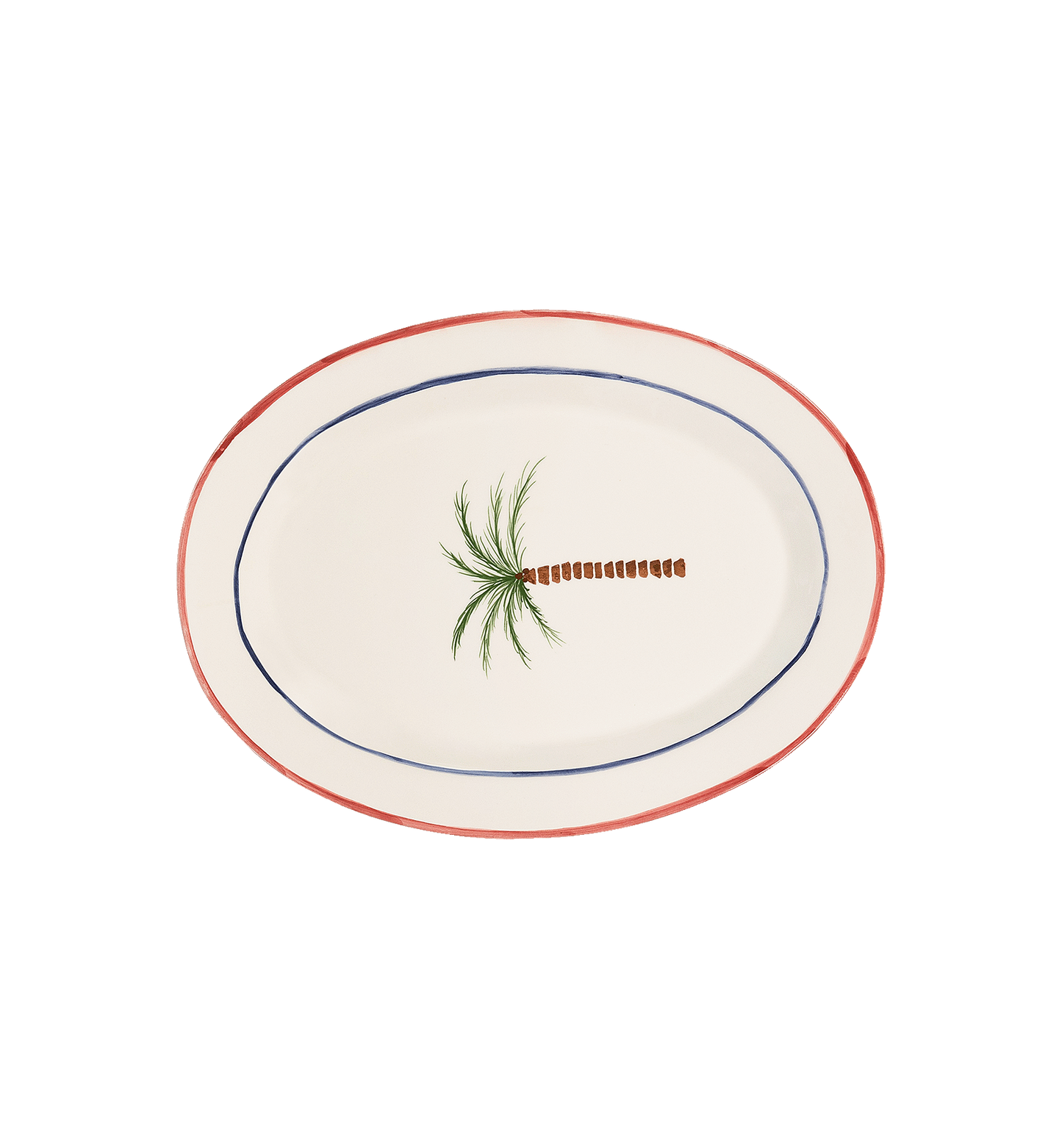 PALM TREE SERVING PLATTER