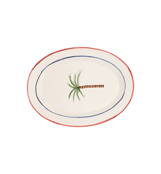 PALM TREE SERVING PLATTER