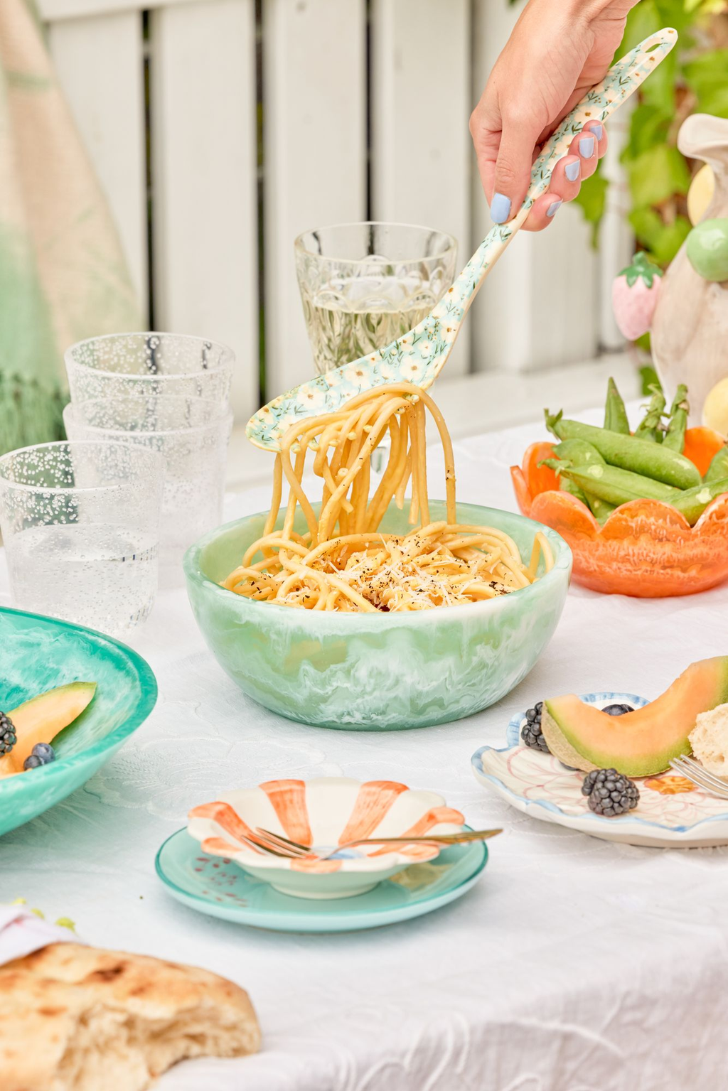 Rice Resin Bowl - Soft Green