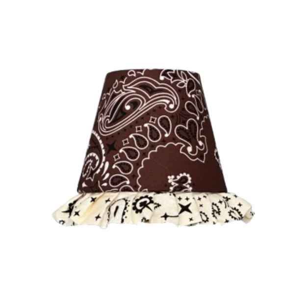 LAMPSHADE BROWN PAISLEY