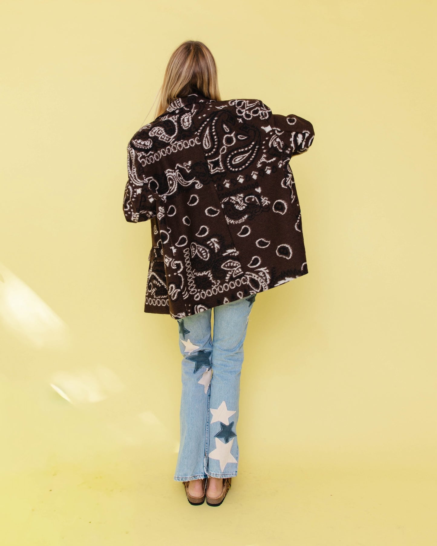 PAISLEY BROWN BLAZER