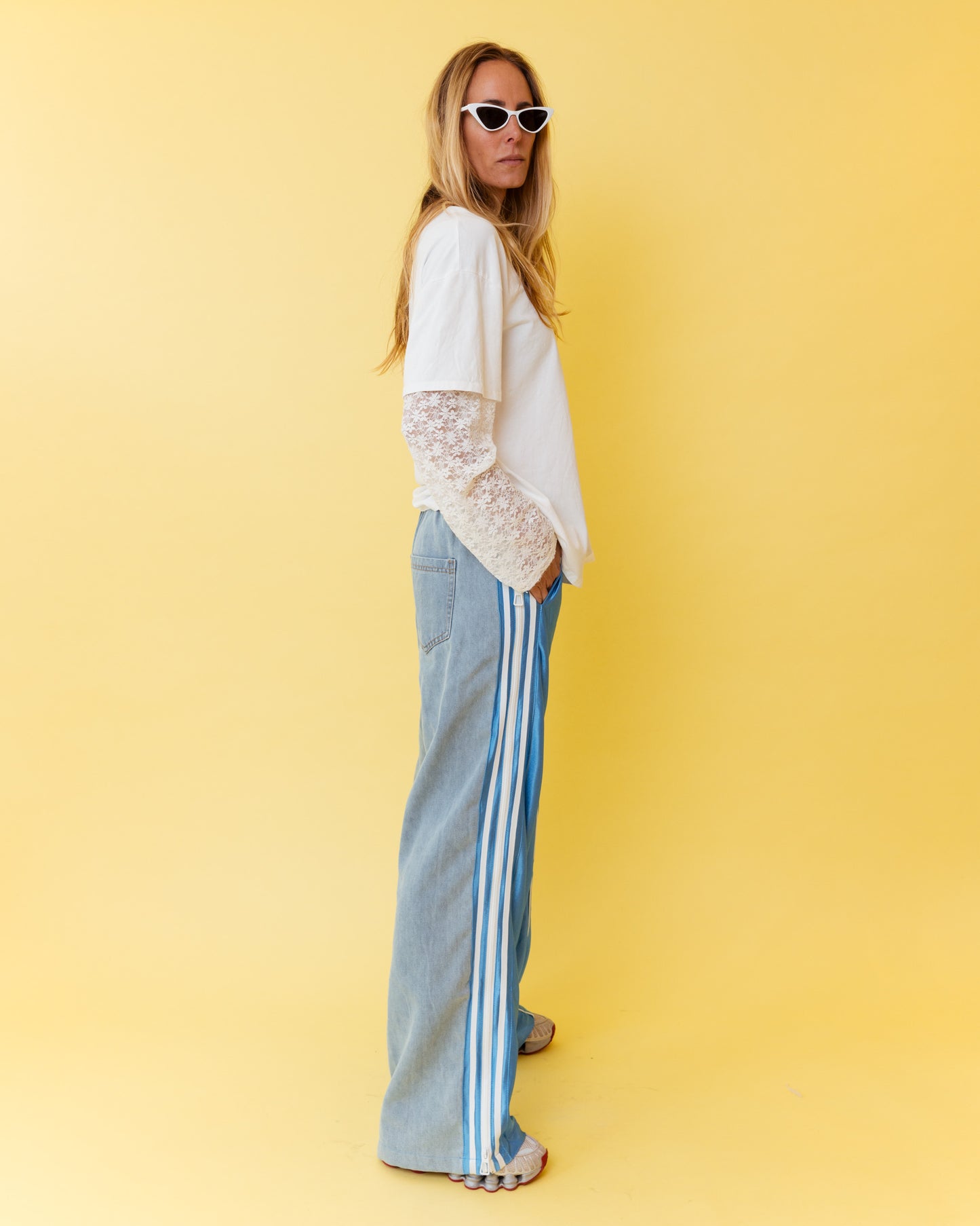 COCO STRIPE JEANS JOGGING