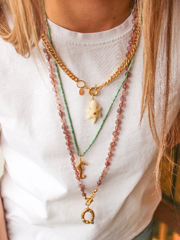 TIGER EYE SCARAB CHARM