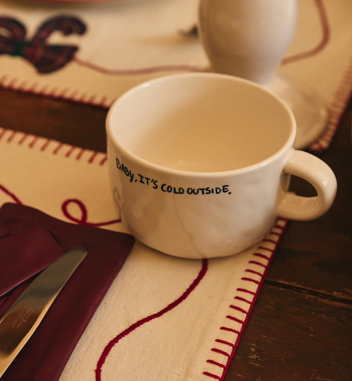 IT'S COLD CAPPUCCINO MUG