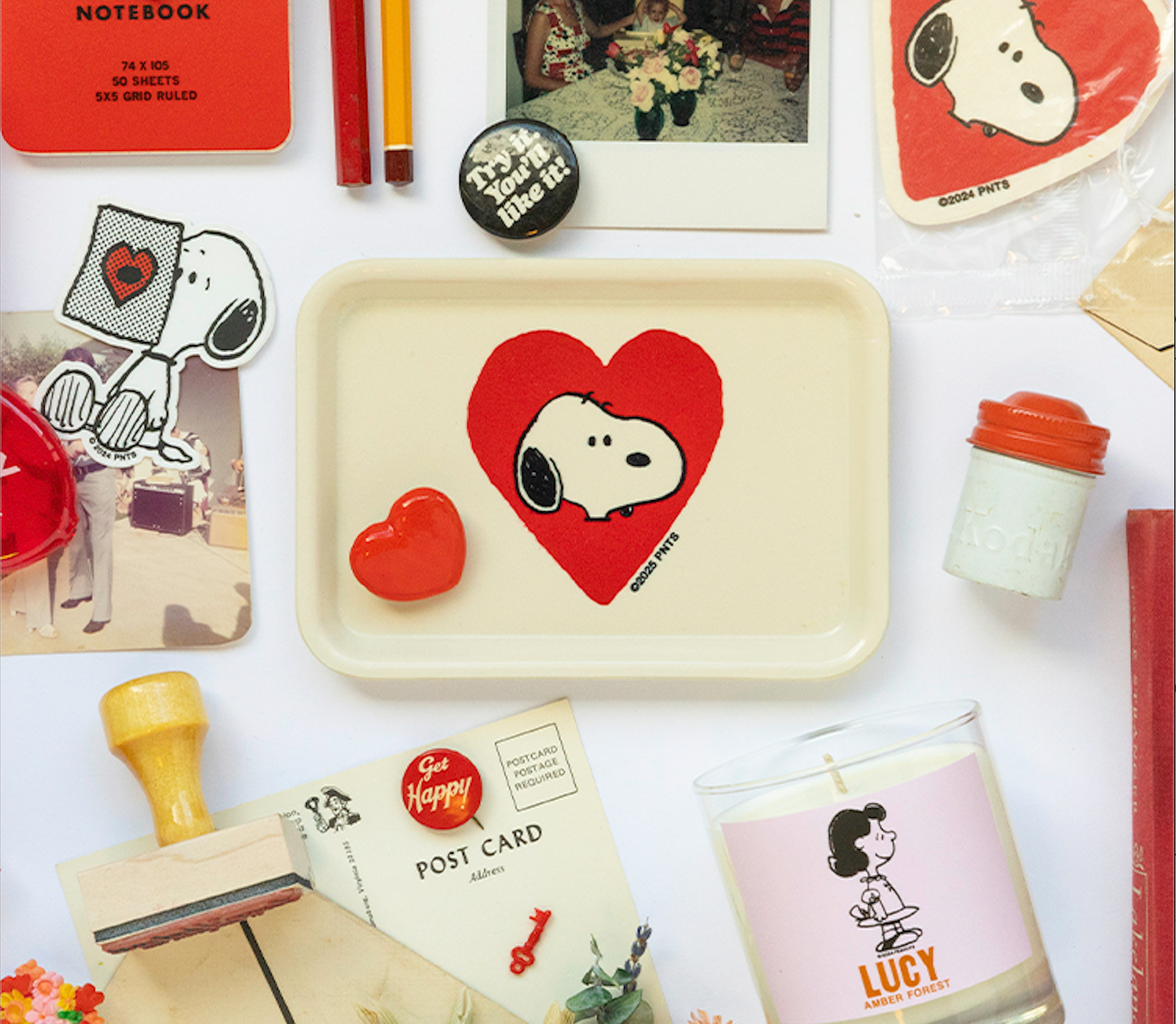 SNOOPY - VINTAGE SMALL TRAY