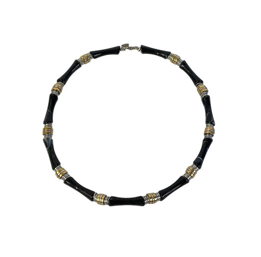 BAMBOO - BLACK NECKLACE