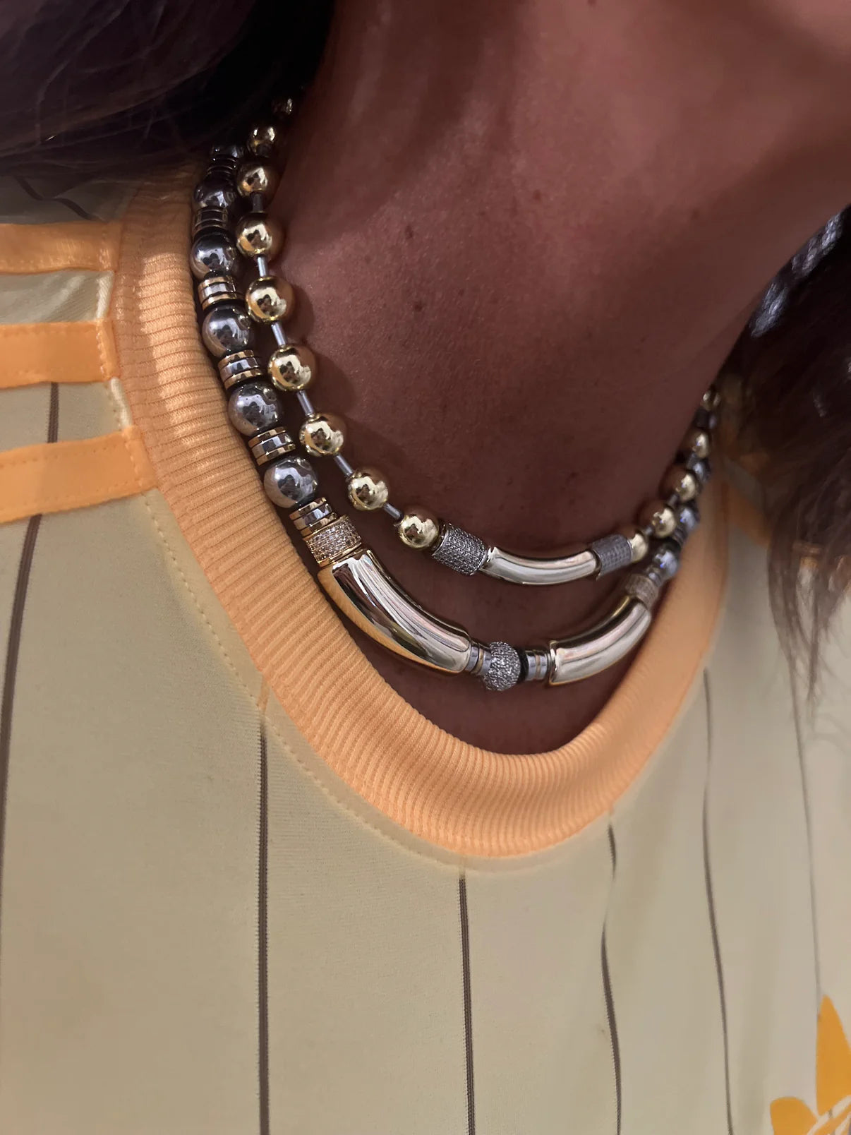 GOLDIE STRASS NECKLACE