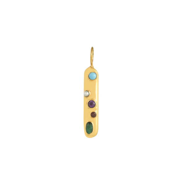 INITIAL LETTER WITH GEMSTONES