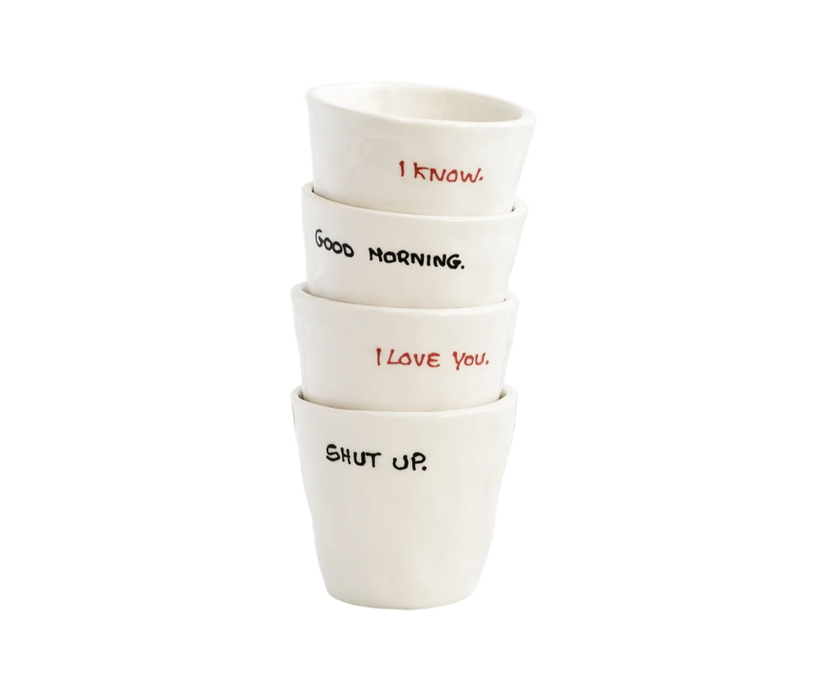 Espresso Cup 'I love you'