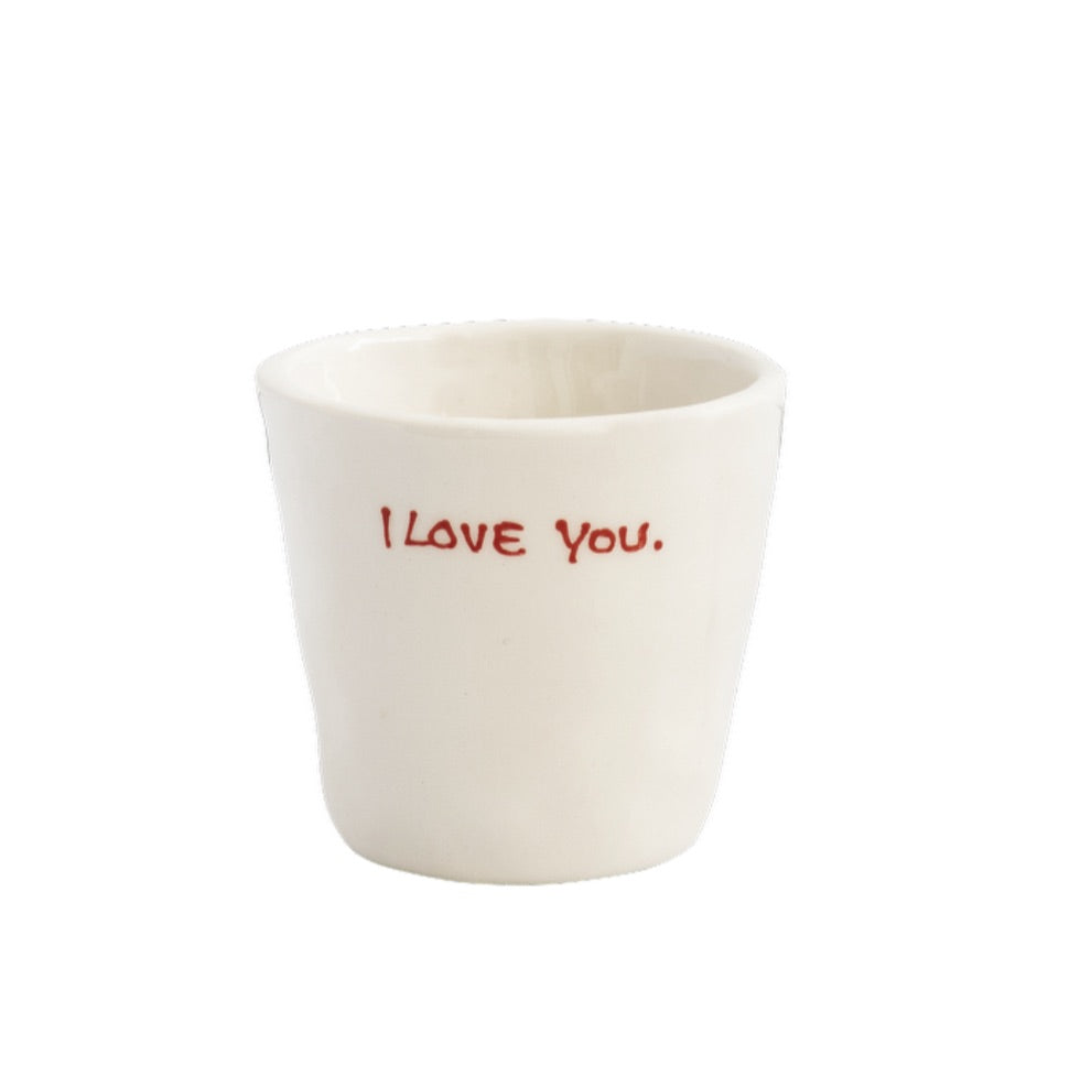 Espresso Cup 'I love you'