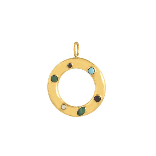 INITIAL LETTER WITH GEMSTONES
