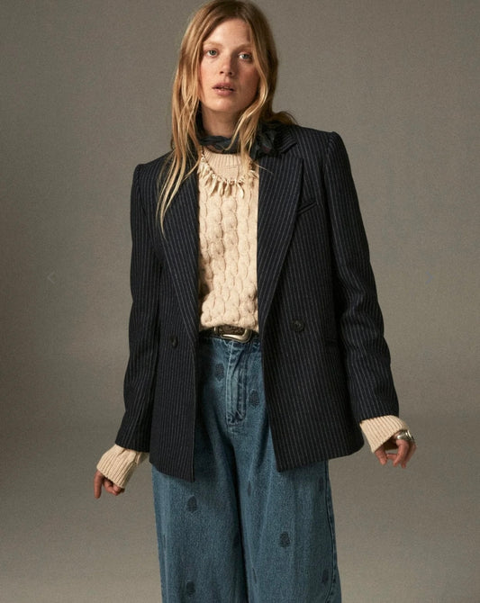 Jackie Blazer - Navy Note