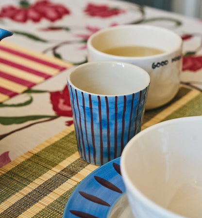 STRIPE AFFAIR COFFEE CUP SET OF 2
