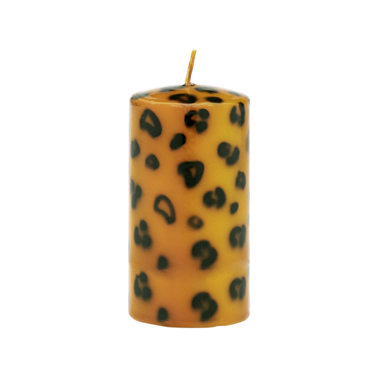 Short Leopard Print Blunt Candle