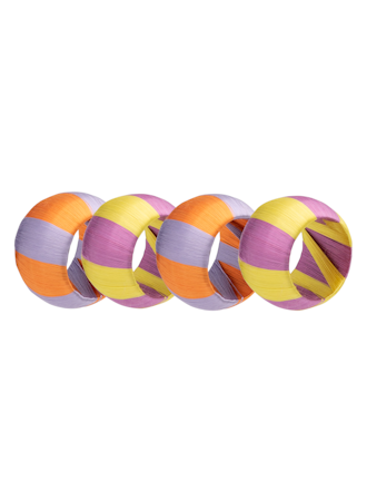 Violette Corded Napkin Rings Set of 4