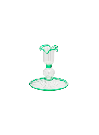 Green Jane Candle Holder