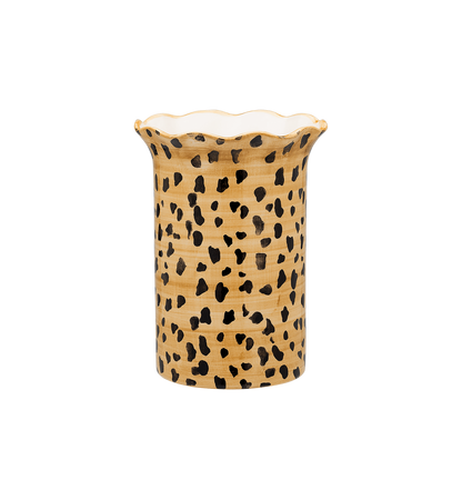 Leopard Vase