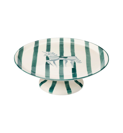 Pegasus Striped Cake Platter