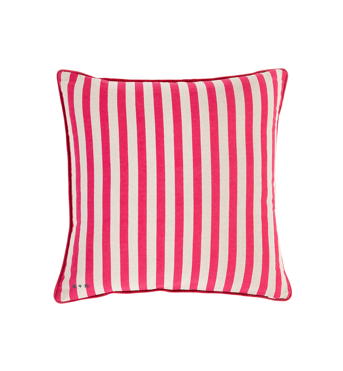 Magenta Striped Cushion