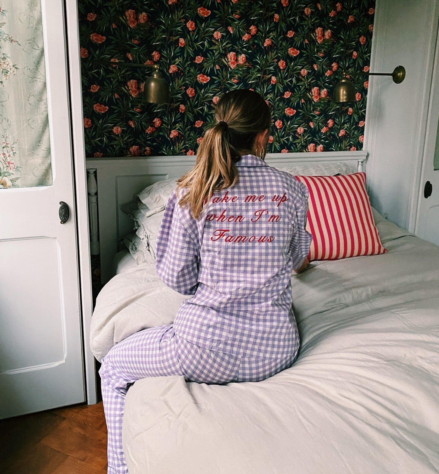 Chill Pill Gingham Pyjama