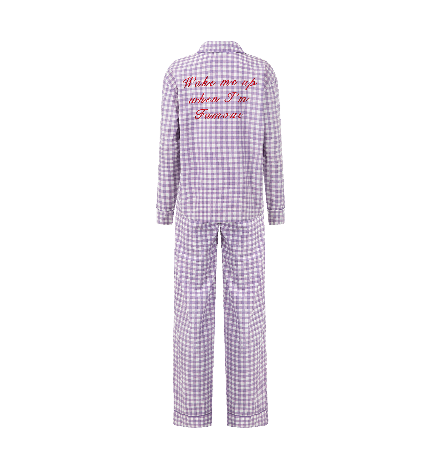 Chill Pill Gingham Pyjama