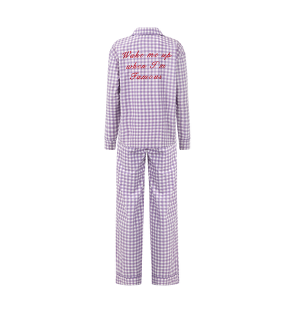 Chill Pill Gingham Pyjama