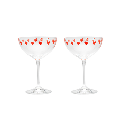 Classic Love Champagne Glass Set of 2