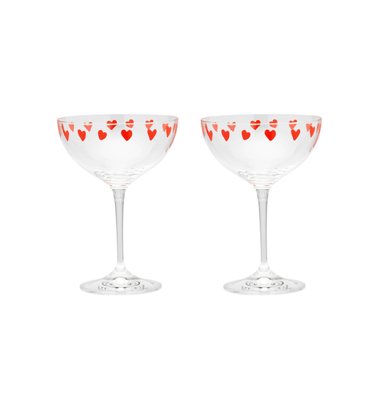 Classic Love Champagne Glass Set of 2