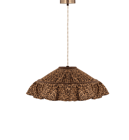 LEOPARD FRILL LAMP