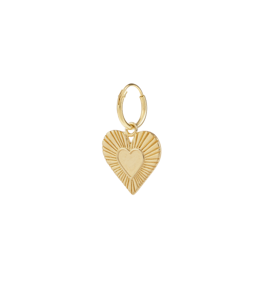 SINGLE RHAPSODY LOVE RING EARRING