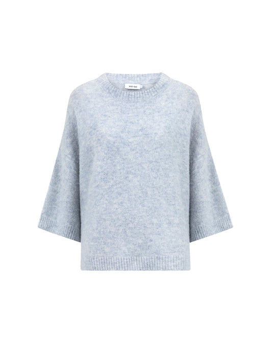 Knit-ted Megan Pullover - Light Blue